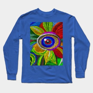 Digital Picasso style Long Sleeve T-Shirt